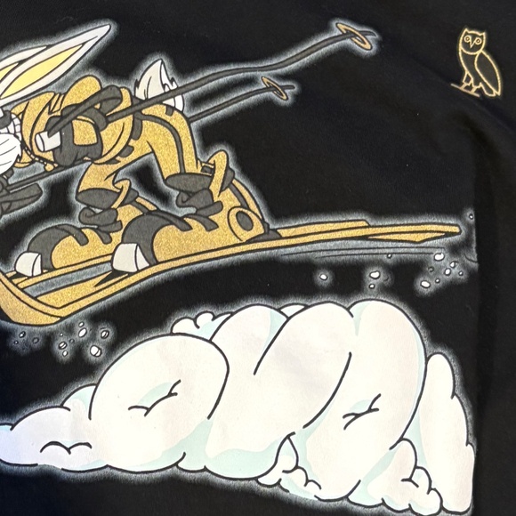 OVO x Looney Tunes Bugs Bunny Ski T-Shirt size small - Picture 1 of 3